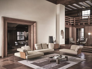 ADA - Corner sectional fabric sofa with chaise longue by Ditre Italia - view 3
